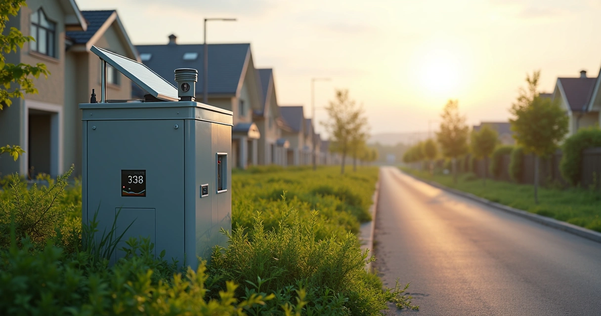 Monitoramento de estação ambiental automatizada com paineis solares